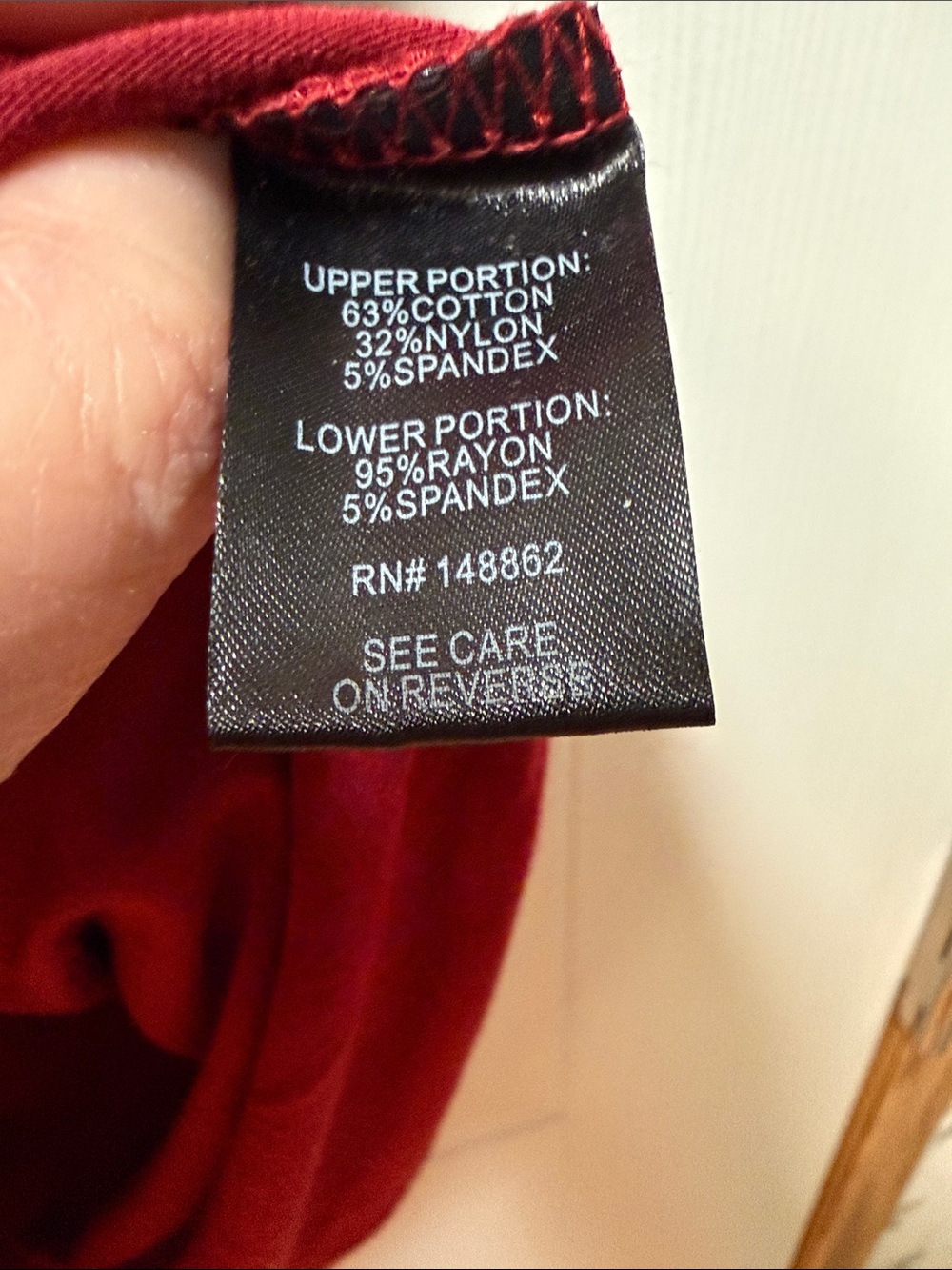 torrid Wine-Red Lace Yoke Short Sleeve Top - Picture 4 of 5